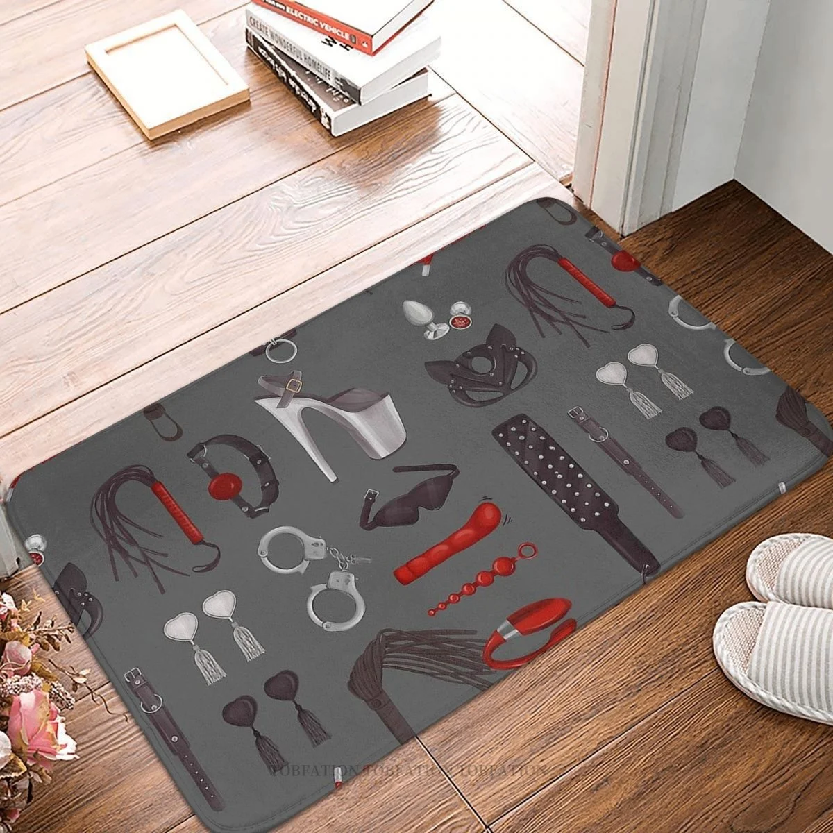 BDSM Bondage Discipline Dominance Submission Sadism Masochism Non-slip Doormat Bath Mat Erotic Fetish Toys Balcony Carpet Rug