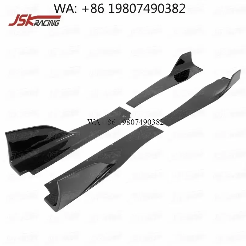Wmwmnu Dry Carbon Fiber Side Skirts for 720S 2017-2019 RYFT Style Body Kit Aerodynamic Spoiler Lip Trim Accessories