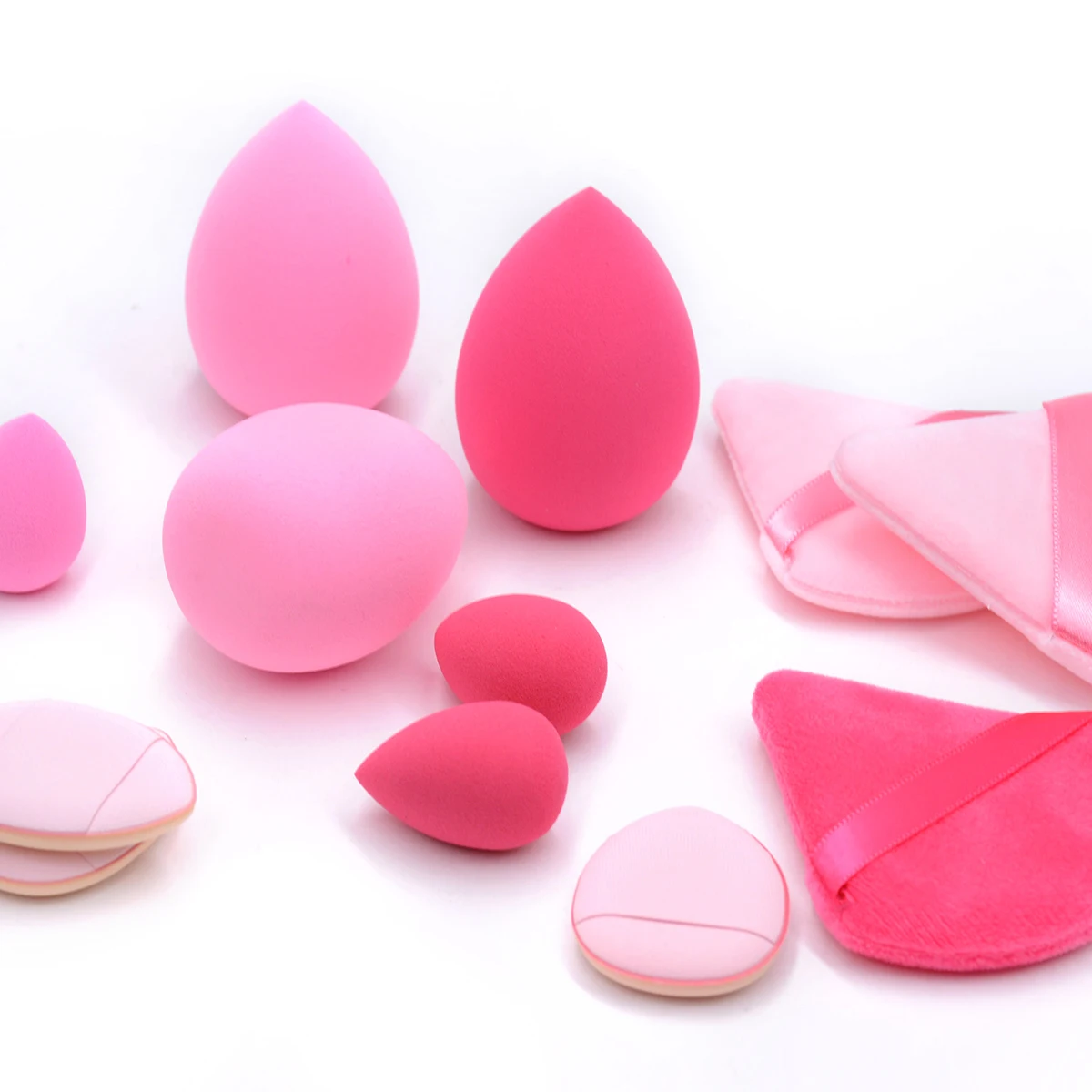 12pcs Makeup Sponge Blender Beauty Egg Soft Cosmetic Powder Puff Foundation Sponges Puff Women Make Up Accessories Beauty Tools