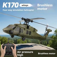 Simulation model of Weili K170 Black Hawk remote control helicopter four-way brushless fixed altitude model airplane UH60RC