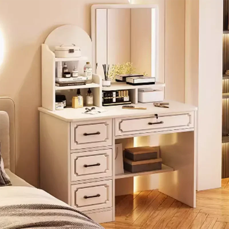 Storage Mobile Dressing Table Storage Organizer White Handles Dressing Table Hotel High End Coiffeuse De Chambre Furniture