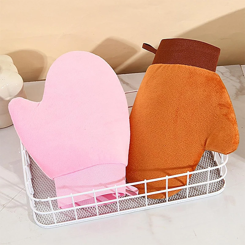 New Tan Mitt Body Lotion Glove Self Tanning Mitt Double Sided Prevents Sticky Hands Applicator Portable Quick Dry Flocking Glove - view 6