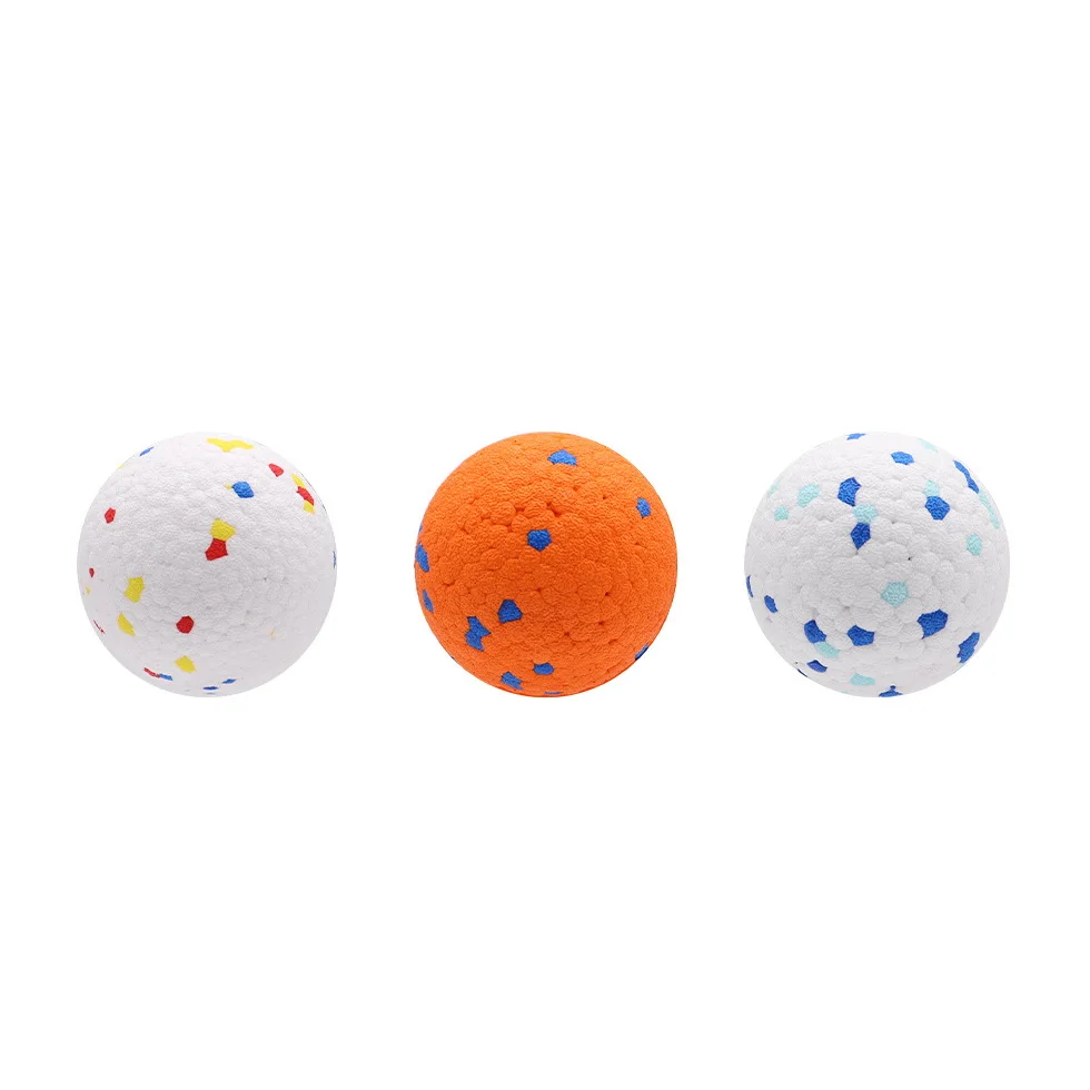 Foam solid round ball, dog toy bite can not break, high elastic bite resistance molar dog toy; 5CM; 30G; Foaming; Single OPP