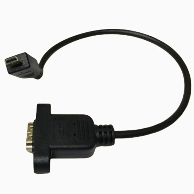 Screw Lock Panel Mount HD AV Camera Cable 30cm  Micro HDMI Compatible Male to HDMI Compatible Female Extension  Connector