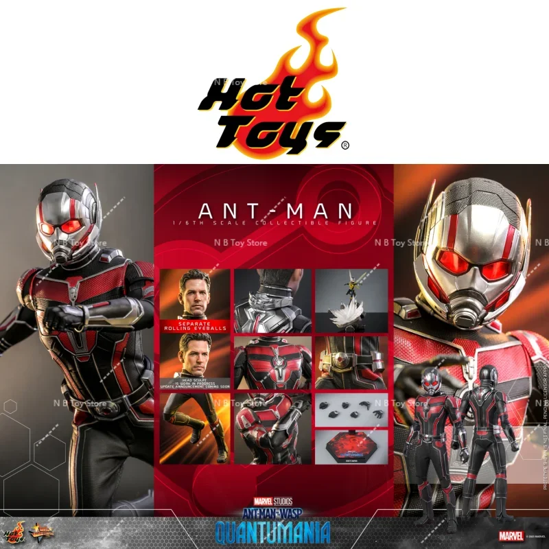 En Stock HT Hottoys MMS308 MMS497 MMS362 MMS690 Quantum Frenzy Ant Man 1,0 2,0 3,0 4,0 1/6 modelo de figura de acción Juguetes