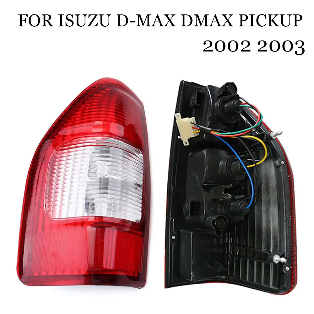 Car Rear Tail Light For Isuzu D-Max Dmax Pickup 2002 2003 Auto Red Rear lights Turn Signal Light Stop Brake Lamp Car Accessories