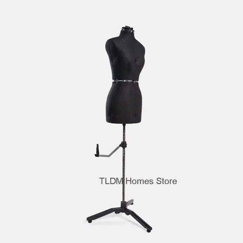 

Adjustable Size Female Upper-body Tailor Mannequins Clothing Design Tools Three-dimensional Cutting Female Model with Stand Z