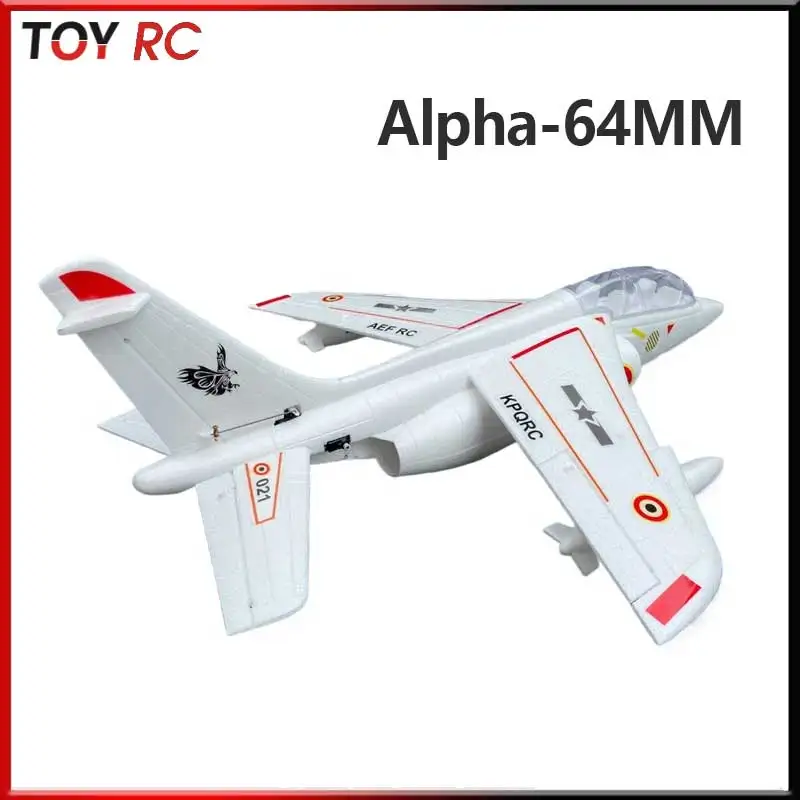 Alpha 64mm Culvert Large Size 101cm12 Leaf Epo Jet Model Aircraft Fixed Wing Assembly Remote Control Combat Aircraft Set