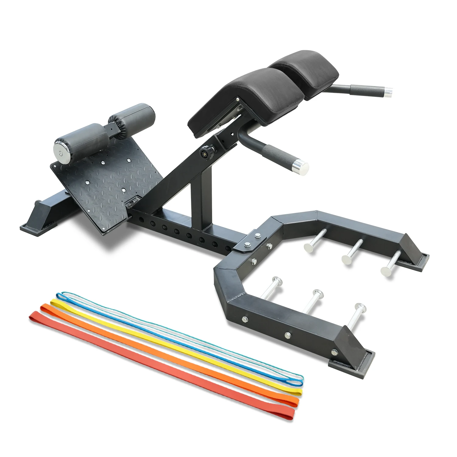 

Back Extension Machine Professional Strength Training Foldable 45 Degree Roman Chair Adjustable 2025