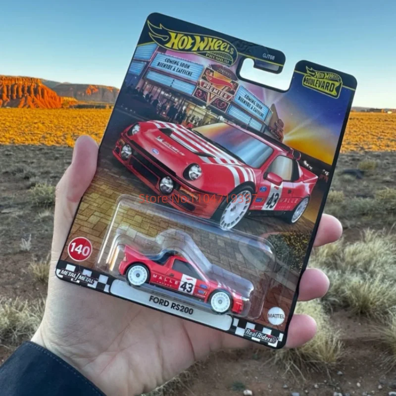 Hot Wheels Premium Boulevard 1:64 Diecast Modello di auto da collezione Ford GT Nissan Lamborghini Ford RS200 Veicolo in lega raccogliere il giocattolo