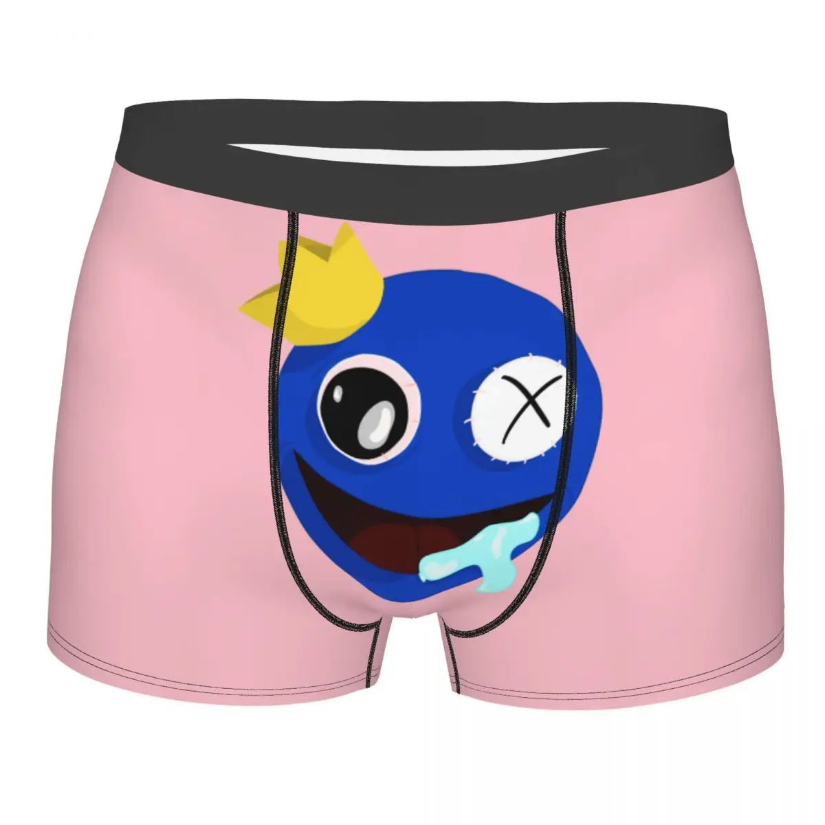 Custom Cute Blue Rainbows Friend Play Gamer Boxer Shorts For Homme 3D Print Underwear Panties Briefs Breathable Underpants