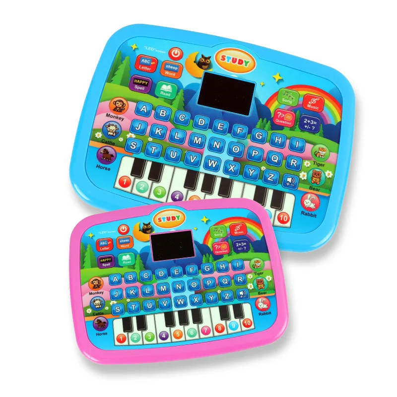 Kids Educational Tablet Toy Age 3+ Literacy Math Music Learning Machine Multifunctional Learning Toy Birthday Christmas Gifts