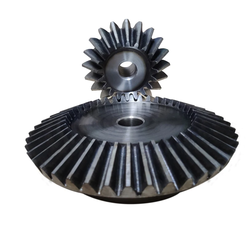 Speed Ratio Bevel Gear 1pair Single 1.5 Module Bevel Gear 1:3/4 15/45 20/60 Teeth with Keyway 45# Steel Bore 5mm-20mm Mechanical