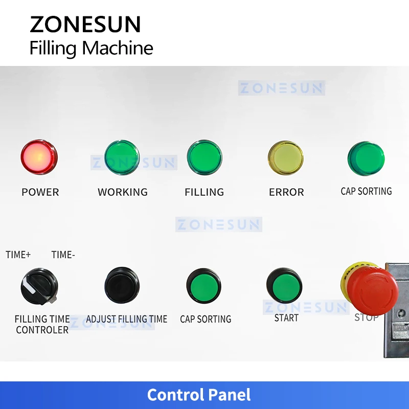 ZONESUN الماسورة آلة تعبئة المياه زجاجة شطف 5 جالون تعبئة مياه الشرب السد ختم ZS-XG100J