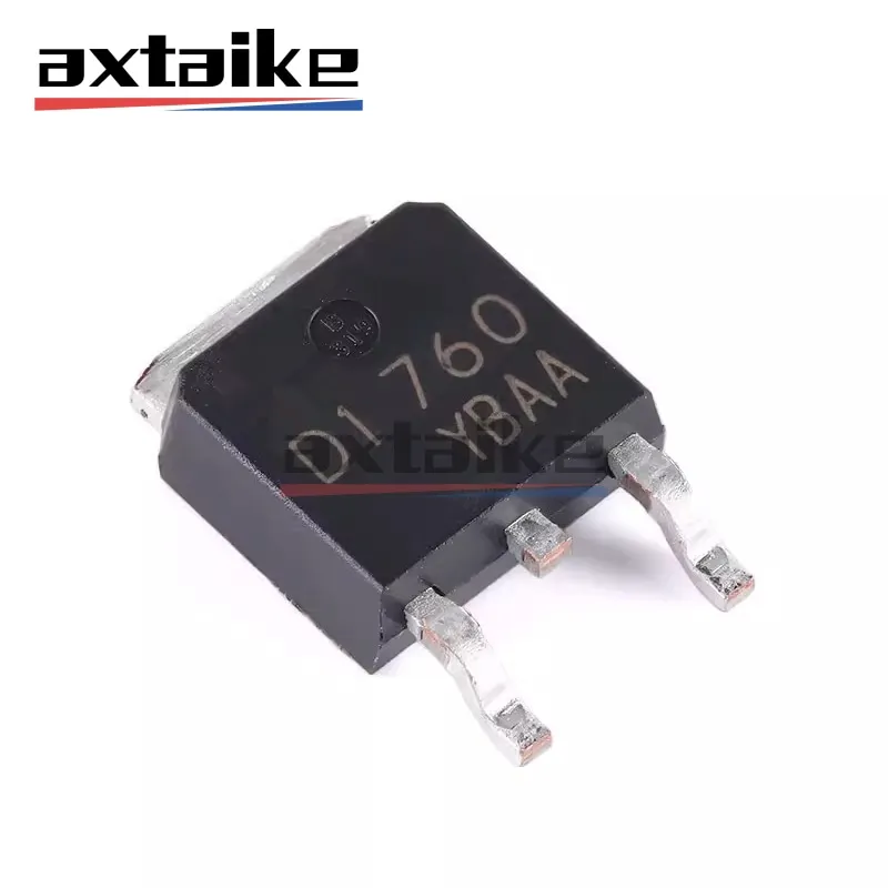 20PCS 2SD1760 D1760 TO-252 2SD1760Q 2SD1760TLQ SMD DPAK 50V 3A 1,5W NPN Transistor