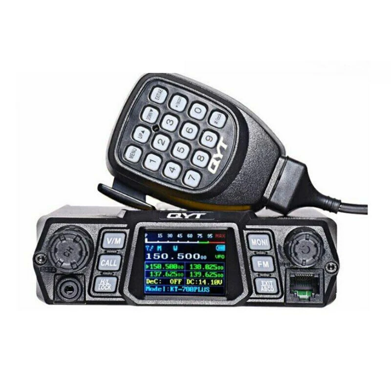 QYT KT-780PLUS 75W UHF or 100W VHF Dual Band Quad Standby Walkie Talkie DTMF Car Ham Mobile Radio Transceiver Free Shipping