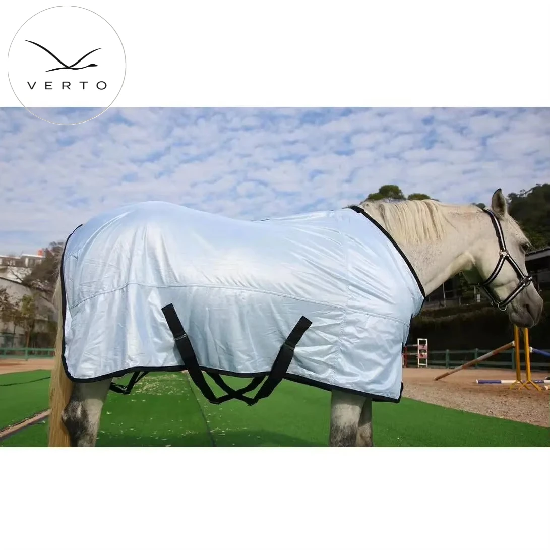 Mesh Horse Fly Sheet Breathable Equestrian Horse Blanket Summer Fly Protection Rug Lightweight Horse Clothing