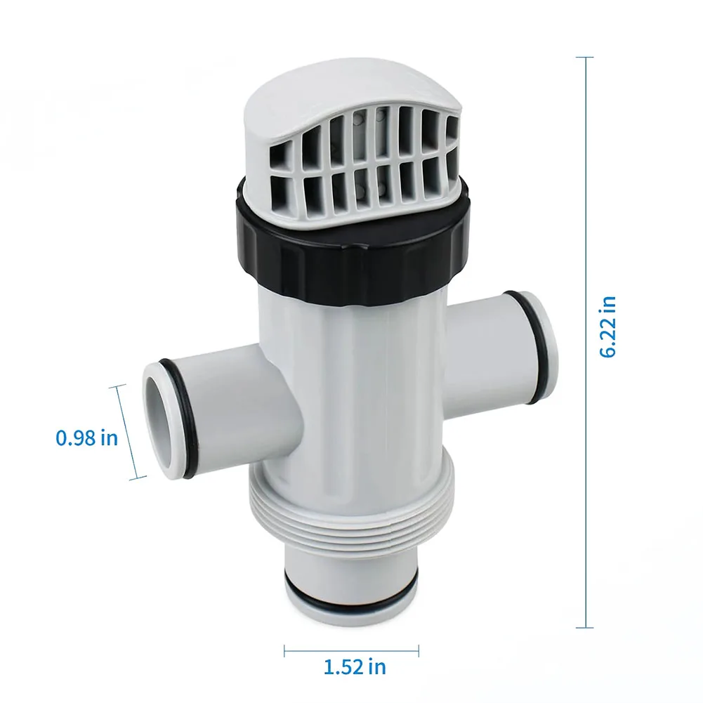 Optimize Your For Intex Pool Filtration with 14 Pcs Maintenance Kit Including Dual Split Hose Valve & Drain Cap