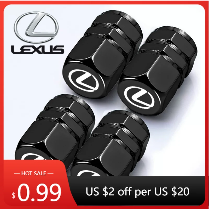 

Наклейки для интерьера автомобиля, 4 шт., колпачки для вентилей колес, аксессуары для шин Lexus RX300 IS200 IS250 ES350 CT200h UX250h NX300h