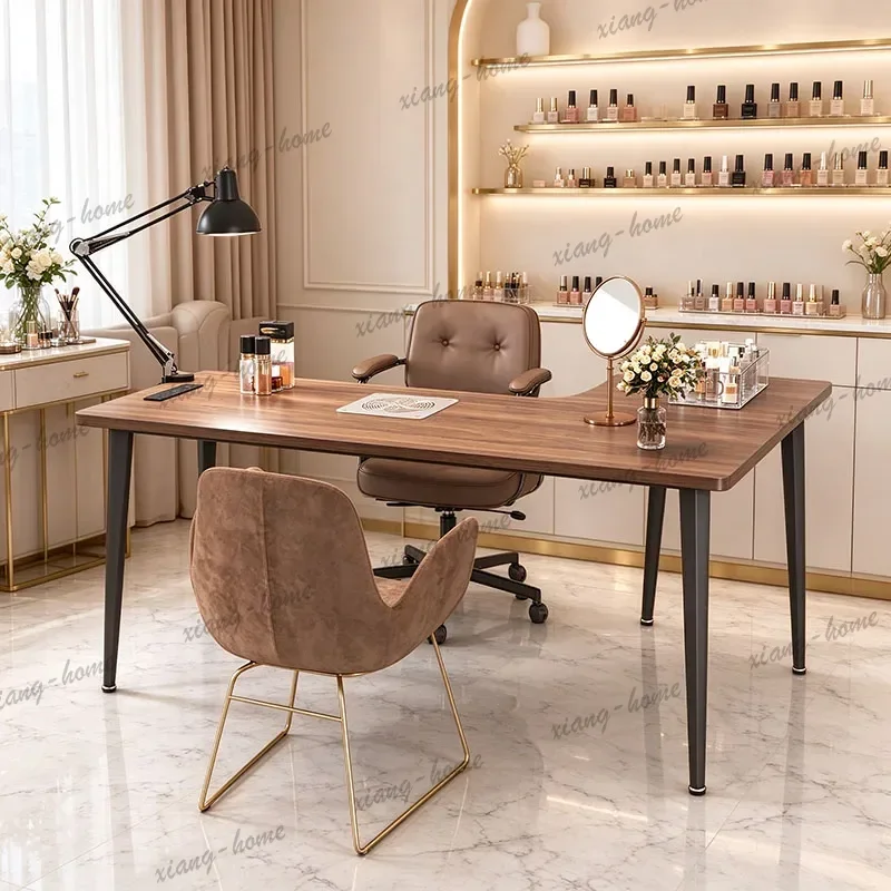 Factory Direct Premium Trendy Manicure Table Classic Design Retro Vintage Manicure Table Kawaii European Mesas Manicuristas Salo