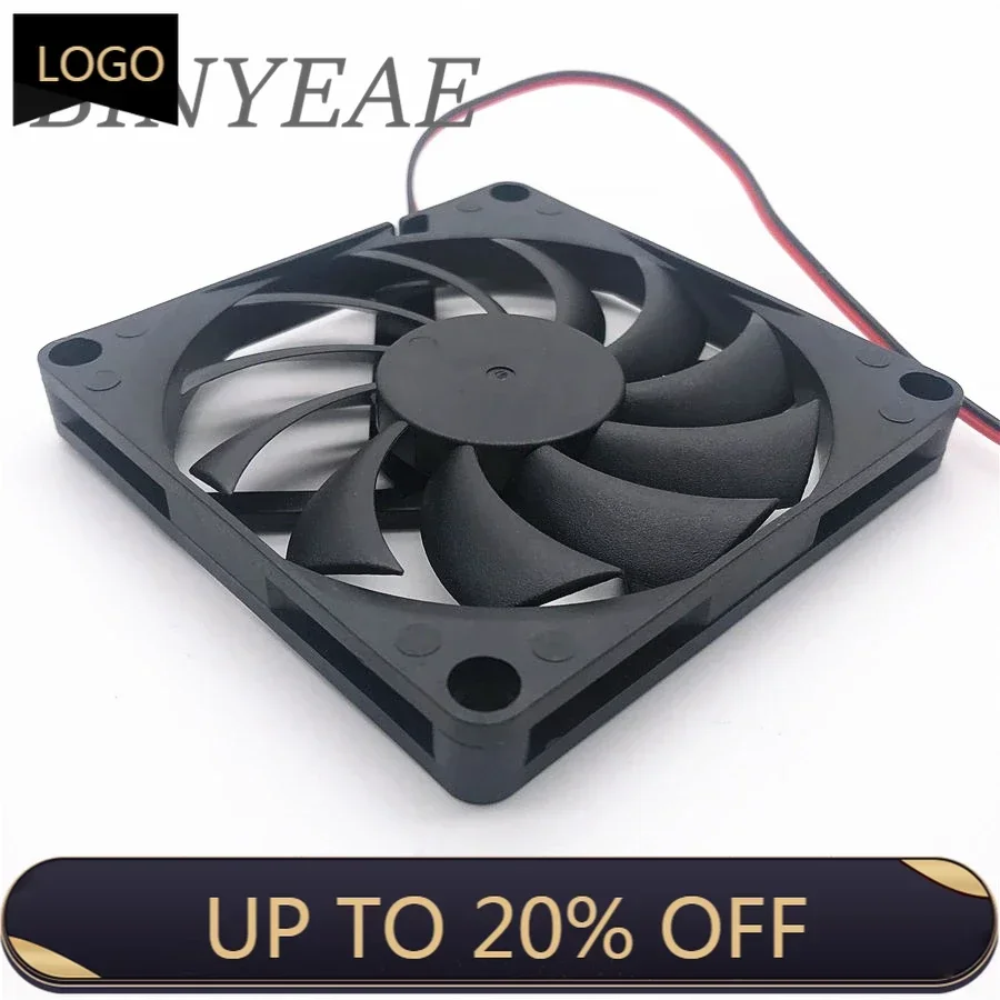 pa 8010 80MM 80x80x10MM Cooling fan DC 5V 12V 24V Ultra-thin USB cooling fan Comptuter CPU Cooling fan with 2pin