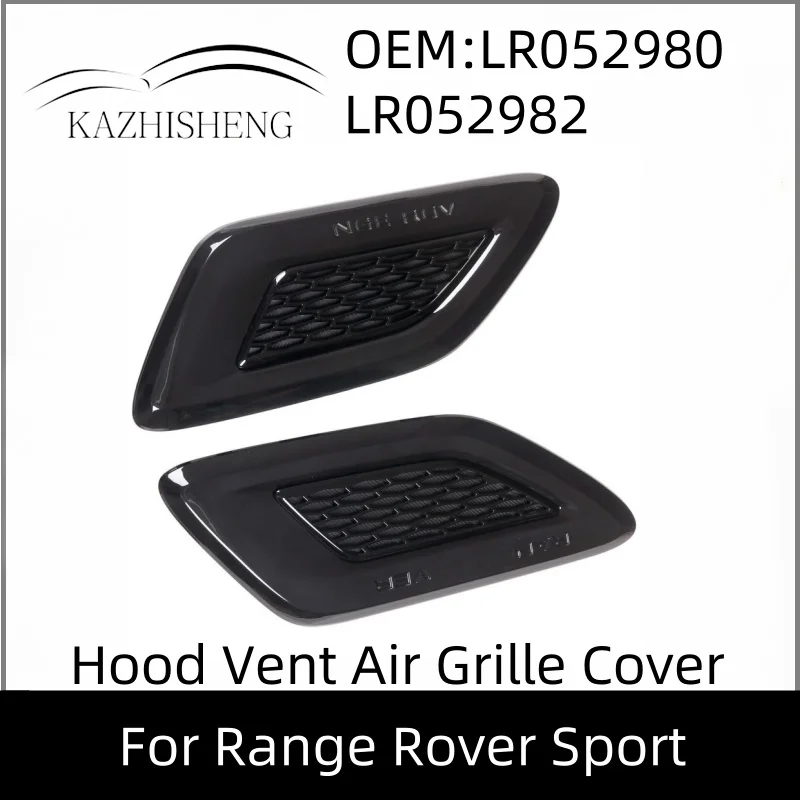 

LR052980 LR052982 Front L/R/1 Pair Hood Vent Air Grille Cover For Range Rover Sport