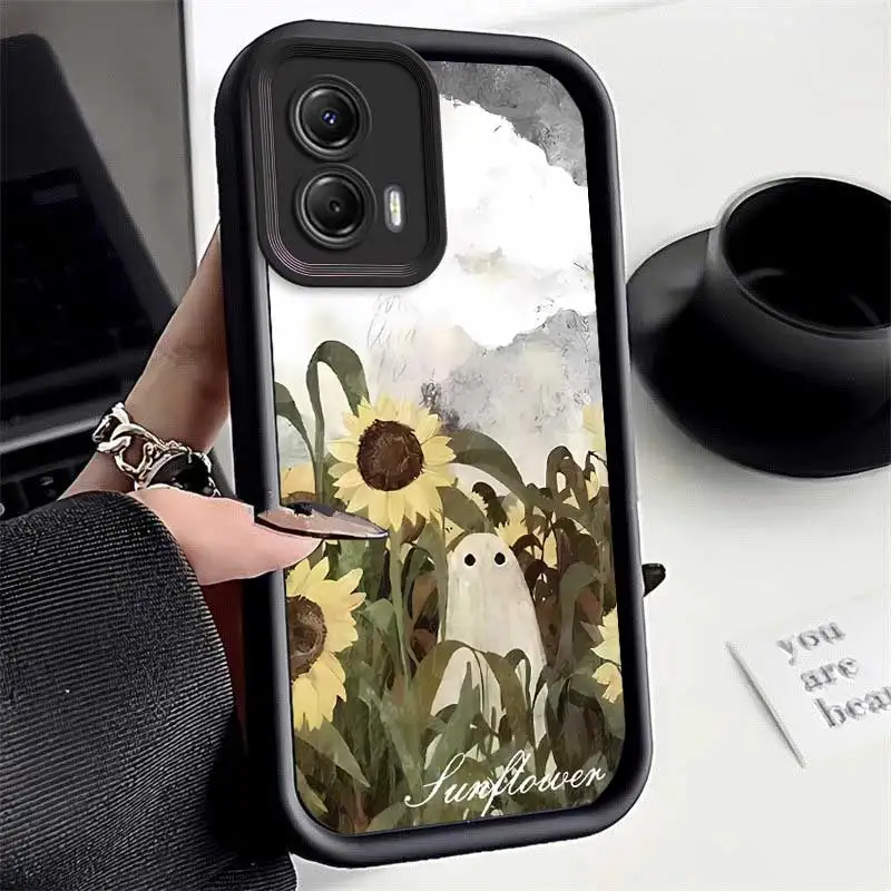 G53 Sunflower Ghost Sky Eye Ladder Phone Case For Motorola Moto G53 Cover image 2