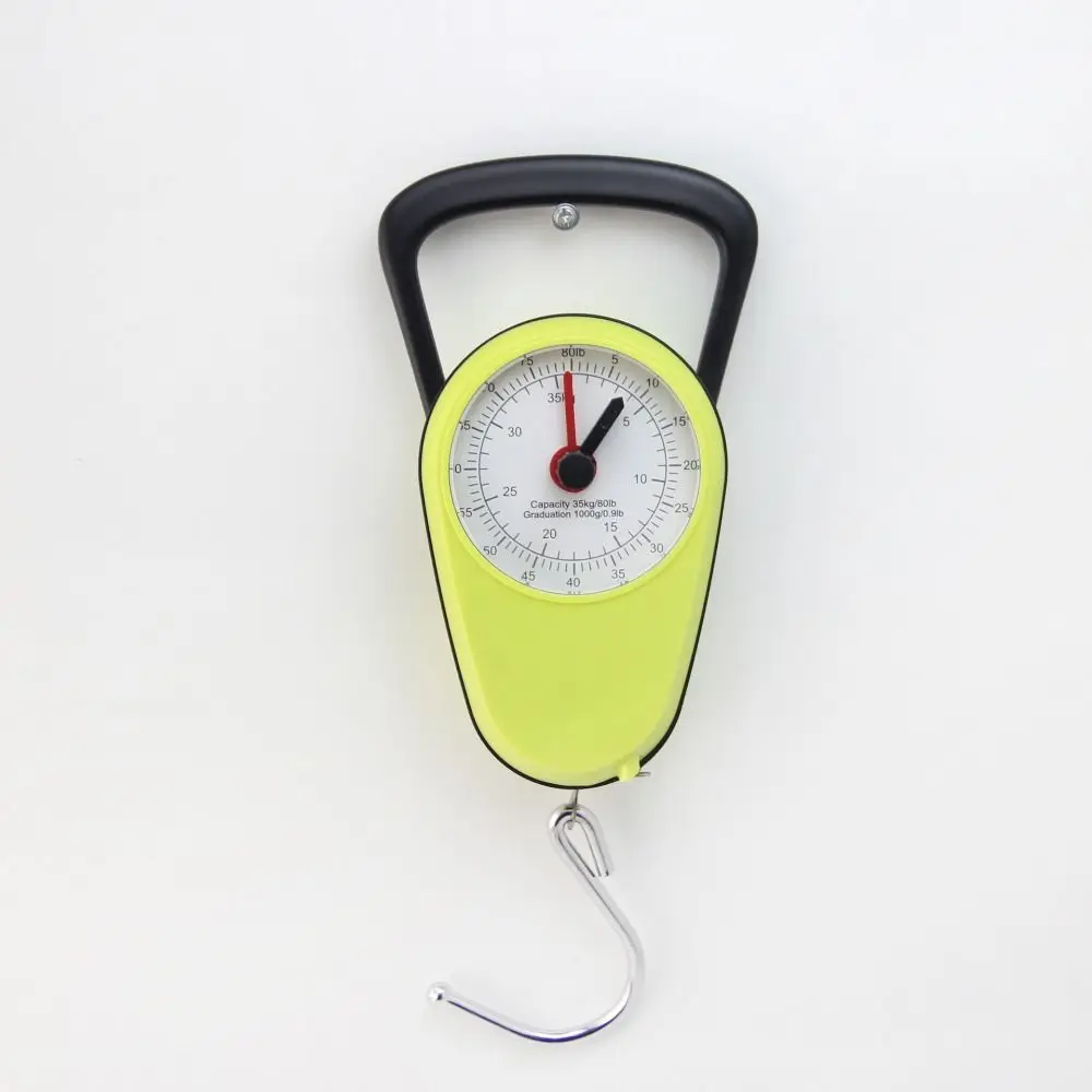 Portable Electronic Luggage Scale with Tape Measure High Precision Luggage Hanging Scale with Handle Random Color
