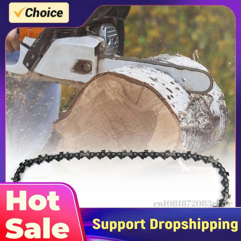 

12-дюймовая металлическая цепь для пилы, запасные части, 45 приводных звеньев, цепь для электропилы, шаг 3/8 дюйма, лезвия для электропилы, аксессуар для электропилы