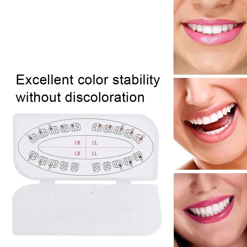 Dental Orthodontics Brackets Ceramic Teeth Correction Brace Dentist Supplies