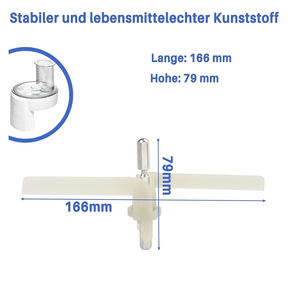 New Blade for Food Processor Slinger MUM4 Kitchen Appliance 091027
