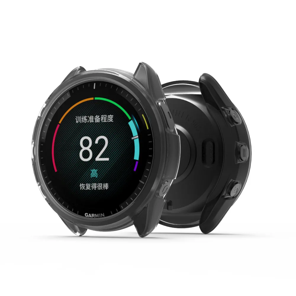 Мягкий прозрачный защитный чехол из ТПУ, защитная рамка, бампер для Garmin Forerunner 265 965