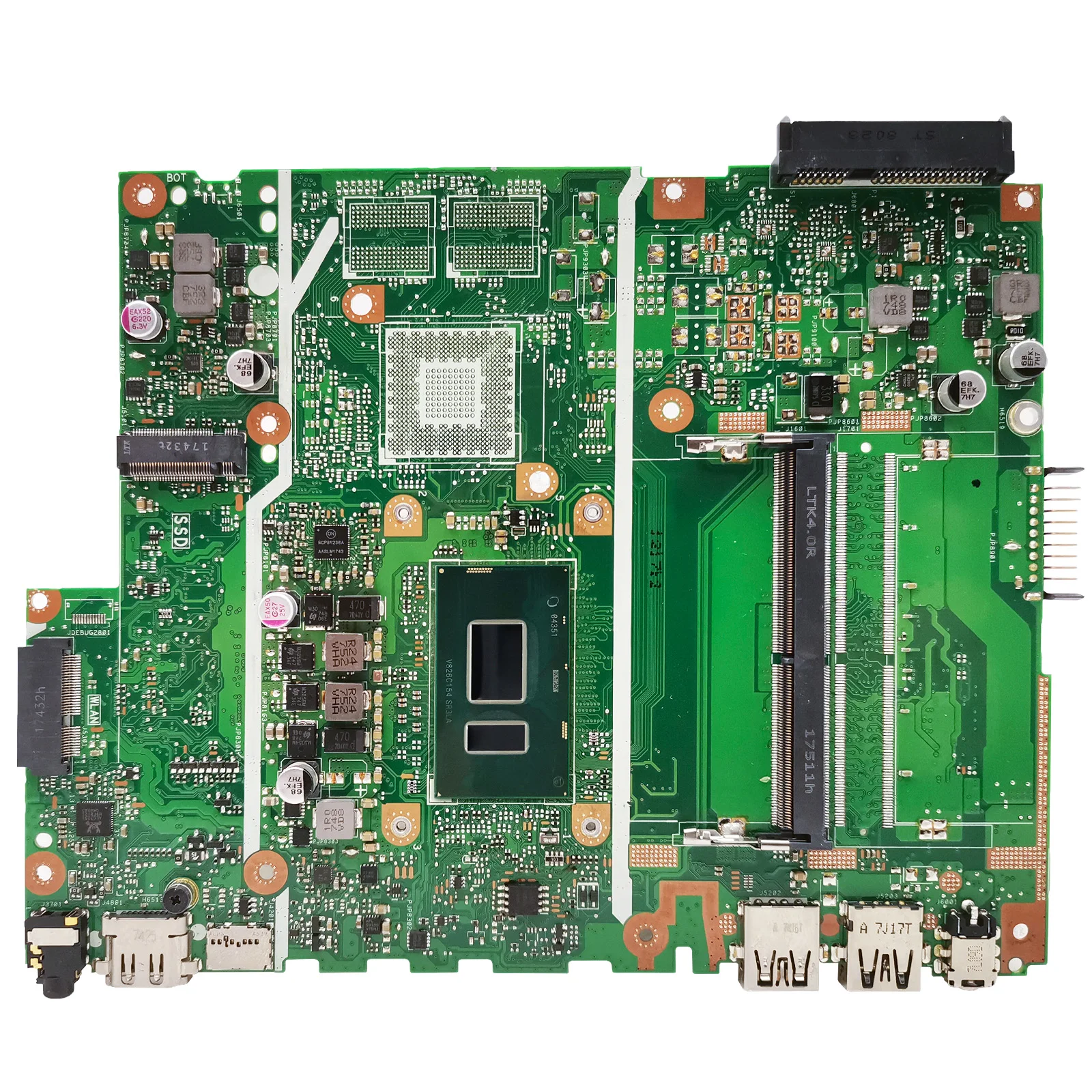 Imagem -03 - Akemy X507ua Mainboard para Asus X507uar A507ua R507ua F507ua Y5000ua Laptop Placa-mãe Cpu i3 i5 i7 6ª 7ª 8ª Geração Uma Ddr4