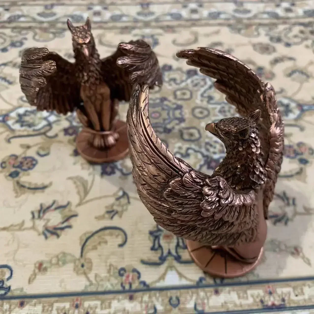 Mythological Griffin Figurine Griffindo Figure Resin Craft Desktop Accessories Room Decor Ornament Children Kid Gift