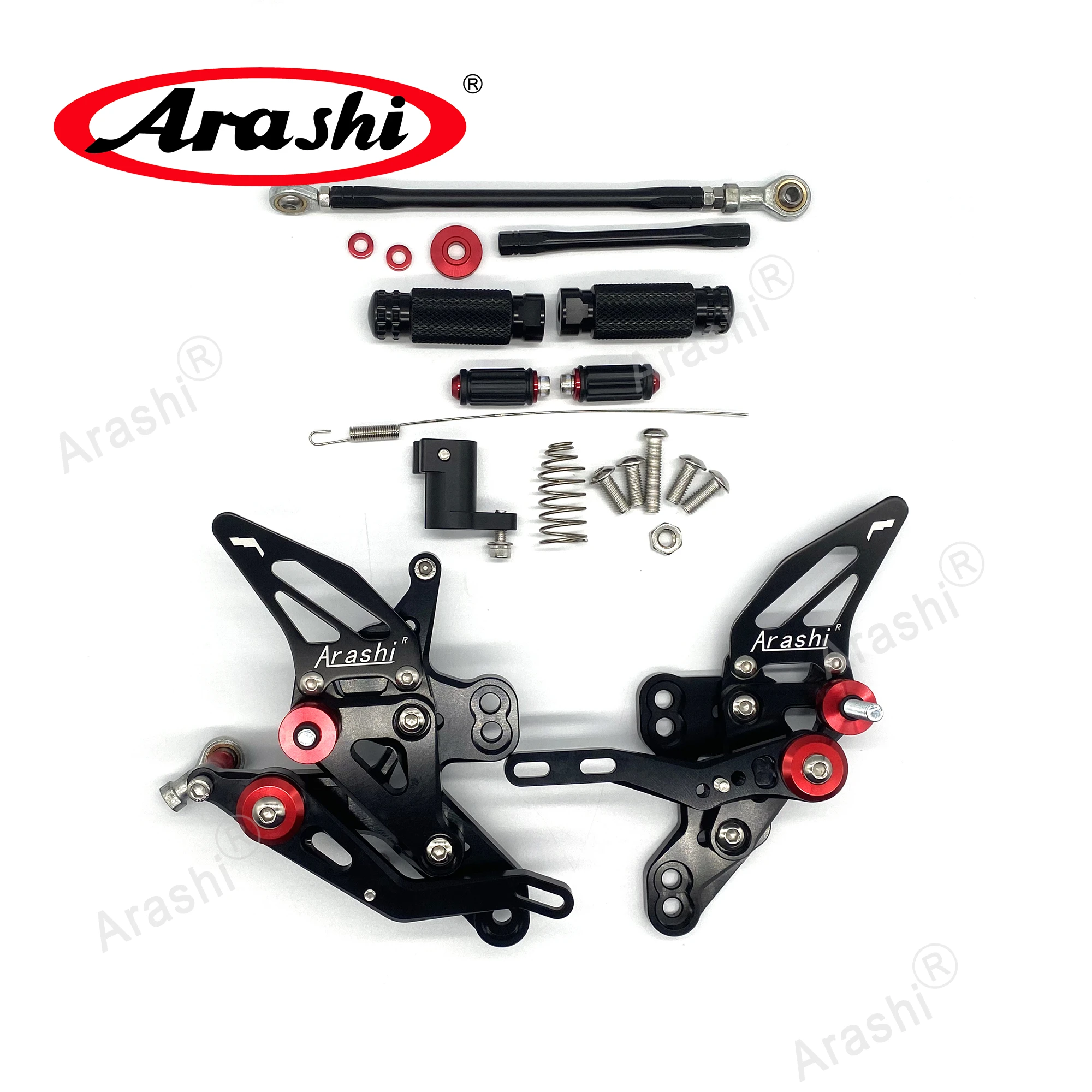 

Arashi V1.0 Rearset For HONDA CBR650R / CB650R 2019-2025 e-clutch CBR650F 2019-2025 Adjustable Footrest Foot