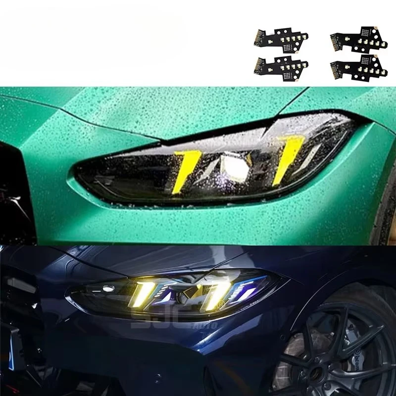 New Designed G26 G22 Laser Headlights Module 2025 G80 G82 Lci Headlight  Yellow DRL Module