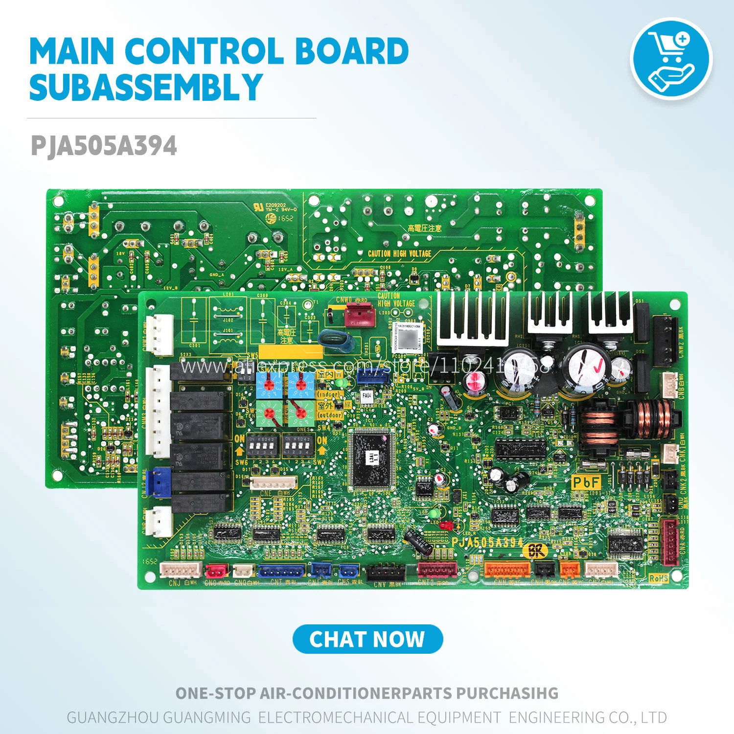 Placa de control principal PJA505A394 para unidad exterior de aire acondicionado MITSUBISHI HEAVY Haier VRF, piezas originales y nuevas