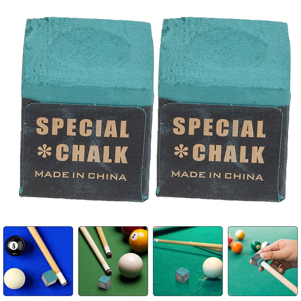 

24 Pcs Powdered Pool Cue Chalk Billiard Equipment Chocolate Snooker for Cues