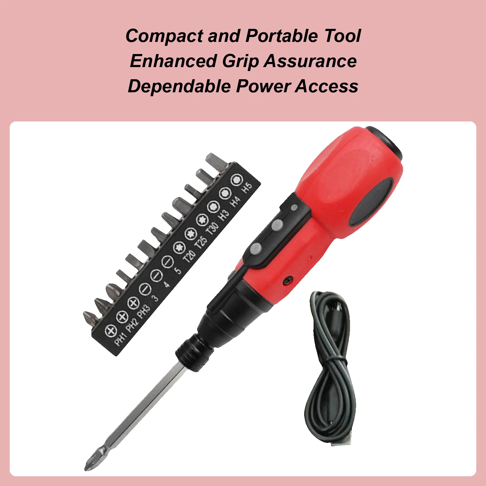 Electric Screwdriver Cordless Screwdriver Rechargeable Multi Functional Installation Tool Compact Home Repair Machine For Doors