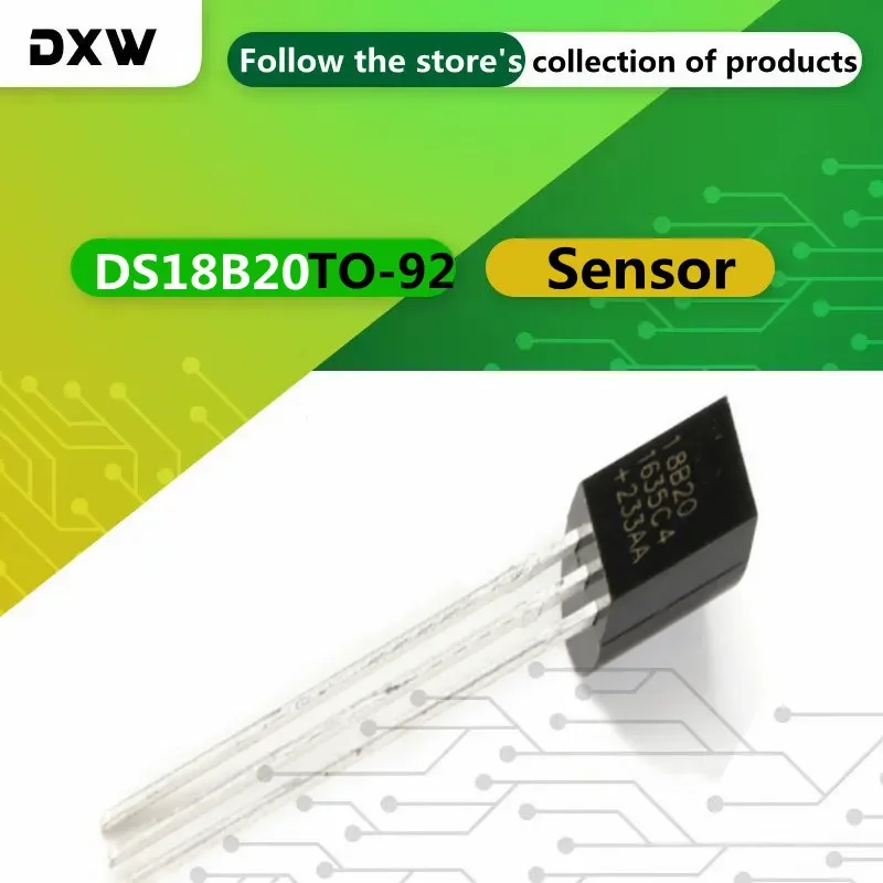 5pcs DS18B20 Sensor Electronic ChipTO-92 18B20 Chips Temperature Sensor IC 18b20