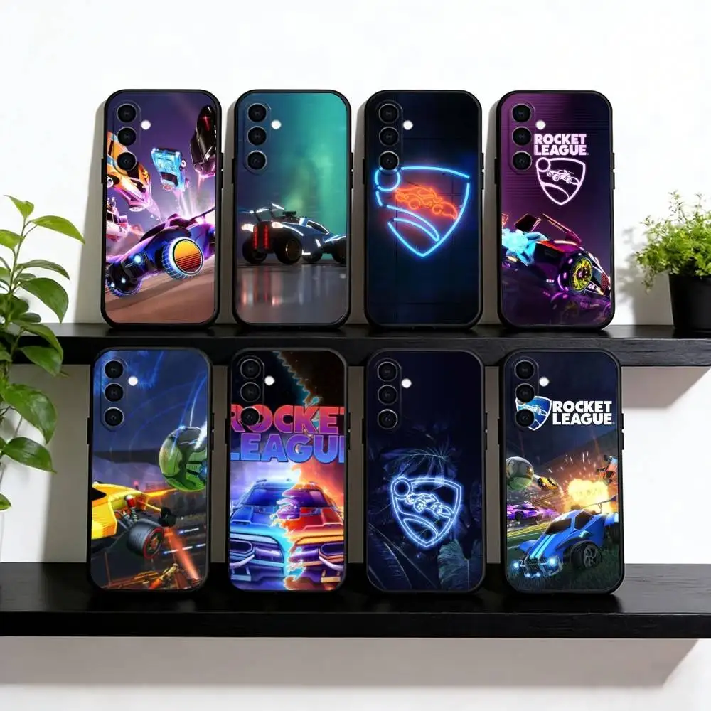 Funda para teléfono R-Rocket L-League Game para Samsung Galaxy A73,A72,A71,A70,A53,A52,A51, otras fundas negras suaves