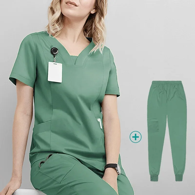 Dental Hospital Operating Room Scrubs Sets Doctor Nurse Uniform Beauty Salon Work Medical Uniforms Handwashing Clothes