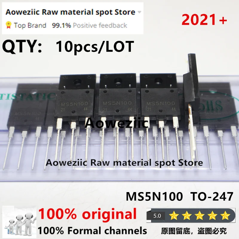 Aoweziic 2021+ 100% New  Original  MS5N100  MS5N1OO  TO-247  MOS FET 5A 1000V