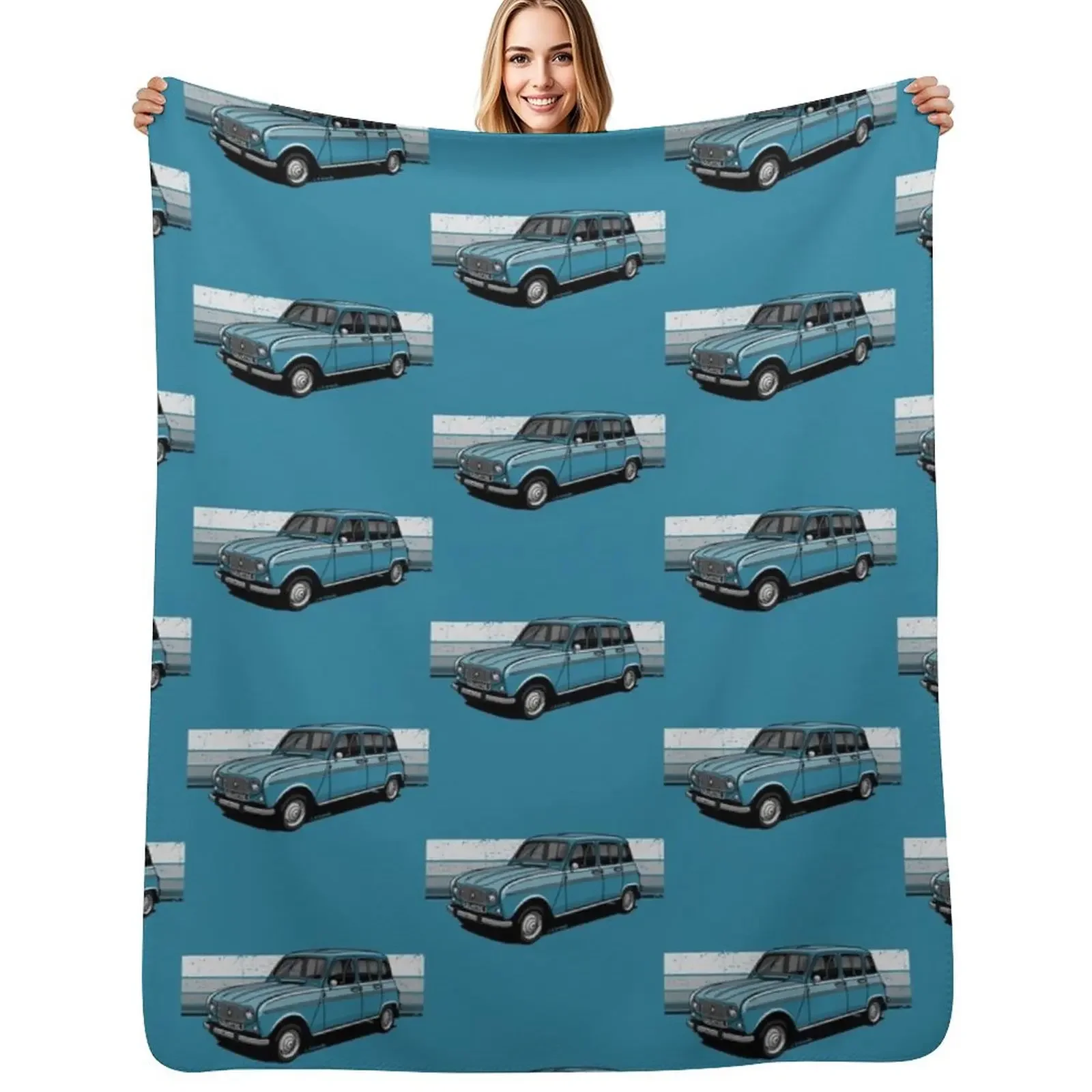 

The classic French utility vehicle, as practical as it is chic and brilliant Throw Blanket halloween Giant Sofa Furry Blanket