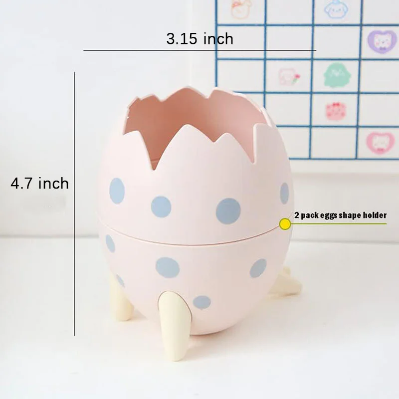 Dinosaur Egg Pen Holder For Desk Cute,Pink Pencil Holder For Desk,Pen Organizer For Desk Pen Cup Storage Desk Accessories