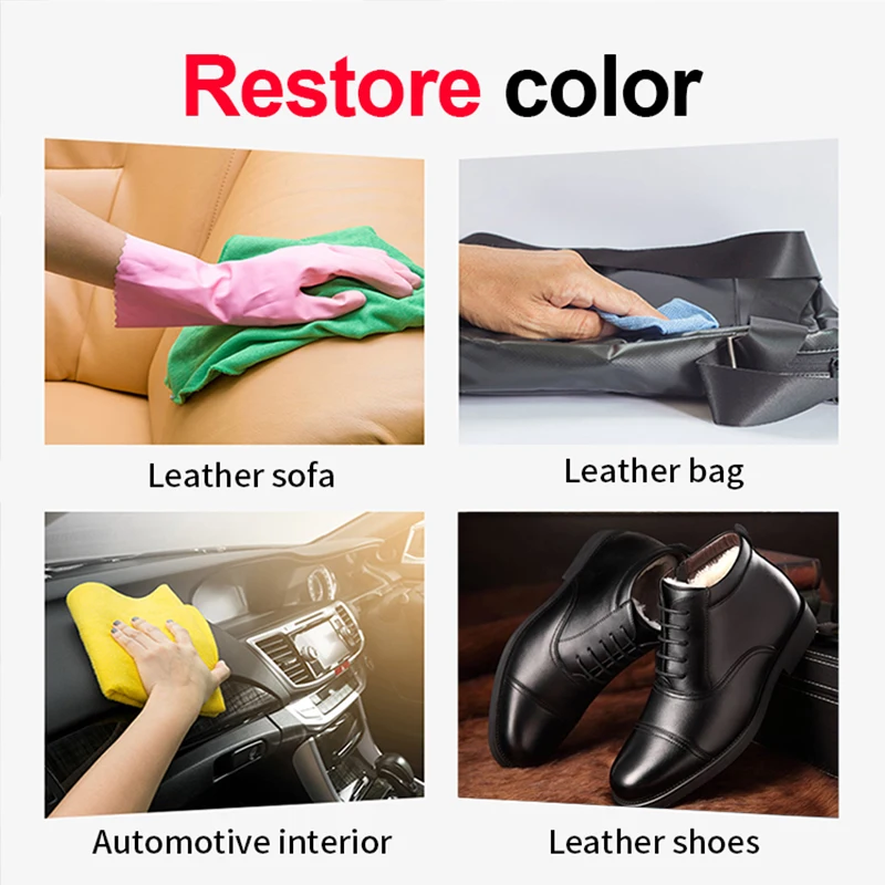 Plastic Leather Renovater Car Interior Conditioner Delay Oxidation Seat Leather Liquid Restore Detailing Cleaner Spray AUTO 3 - view 5