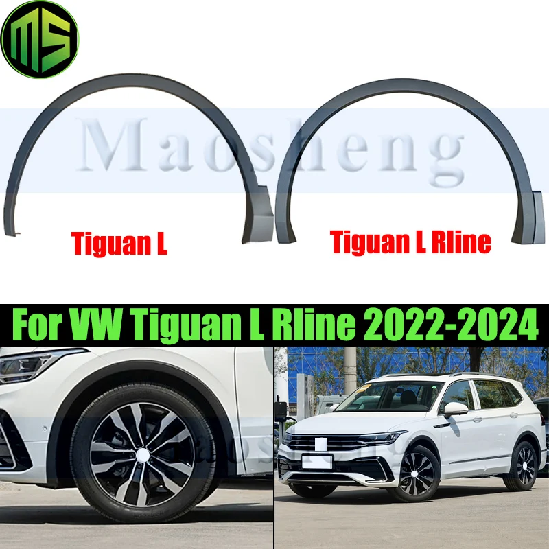 

Maosheng Front or Rear Wheel Arch Trim Fender For VW Volkswagen Tiguan L Rline 2022-2024 Wheel Fender Wheel Arch Tire Trim Strip