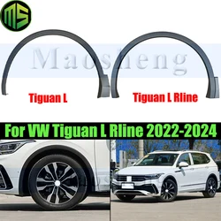 Maosheng Front or Rear Wheel Arch Trim Fender For VW Volkswagen Tiguan L Rline 2022-2024 Wheel Fender Wheel Arch Tire Trim Strip