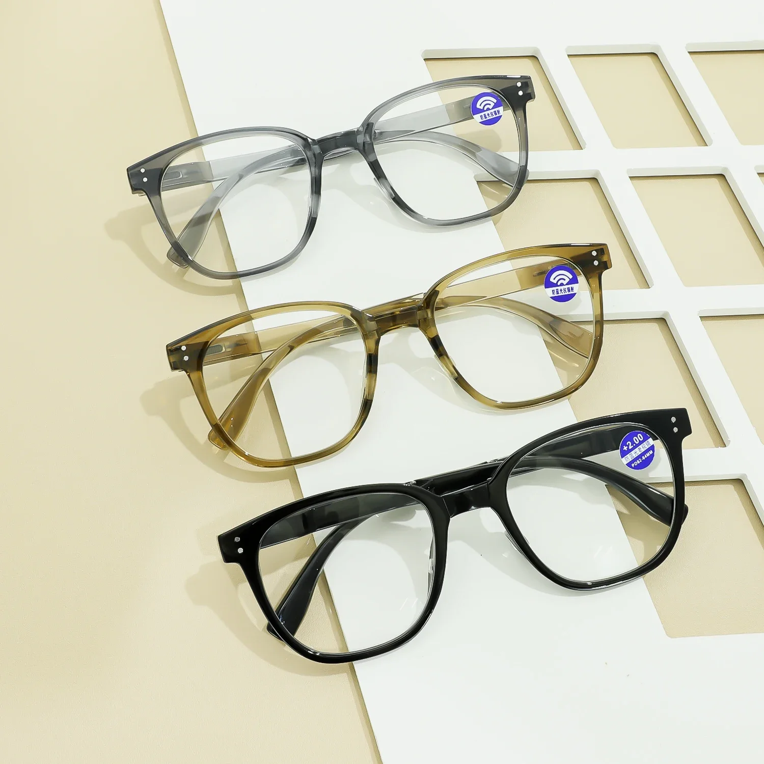 Lesebrille für Männer und Frauen, faltbar, blaues Licht blockierend, hochwertige tragbare Brille für das tägliche Büro – Detail 4