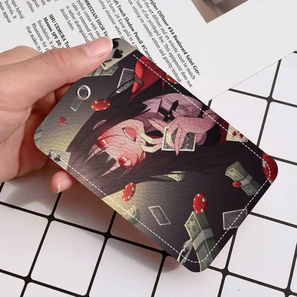 Amin k-kakegurui support personnalisé adapté pour carte bancaire, métro, carte de Bus portefeuille porte-carte porte-Badge porte-clés